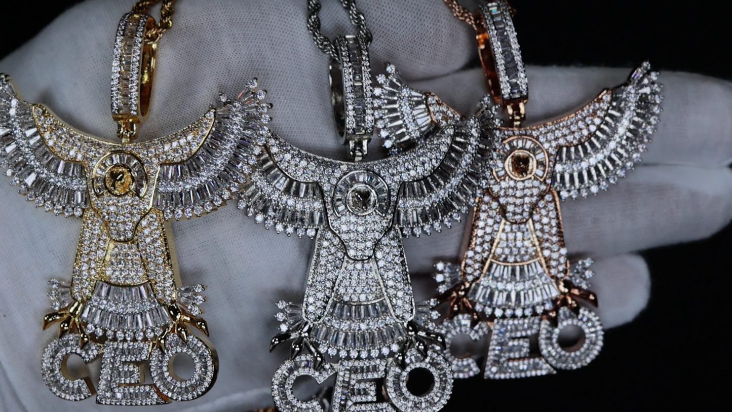 diamond wings pendant