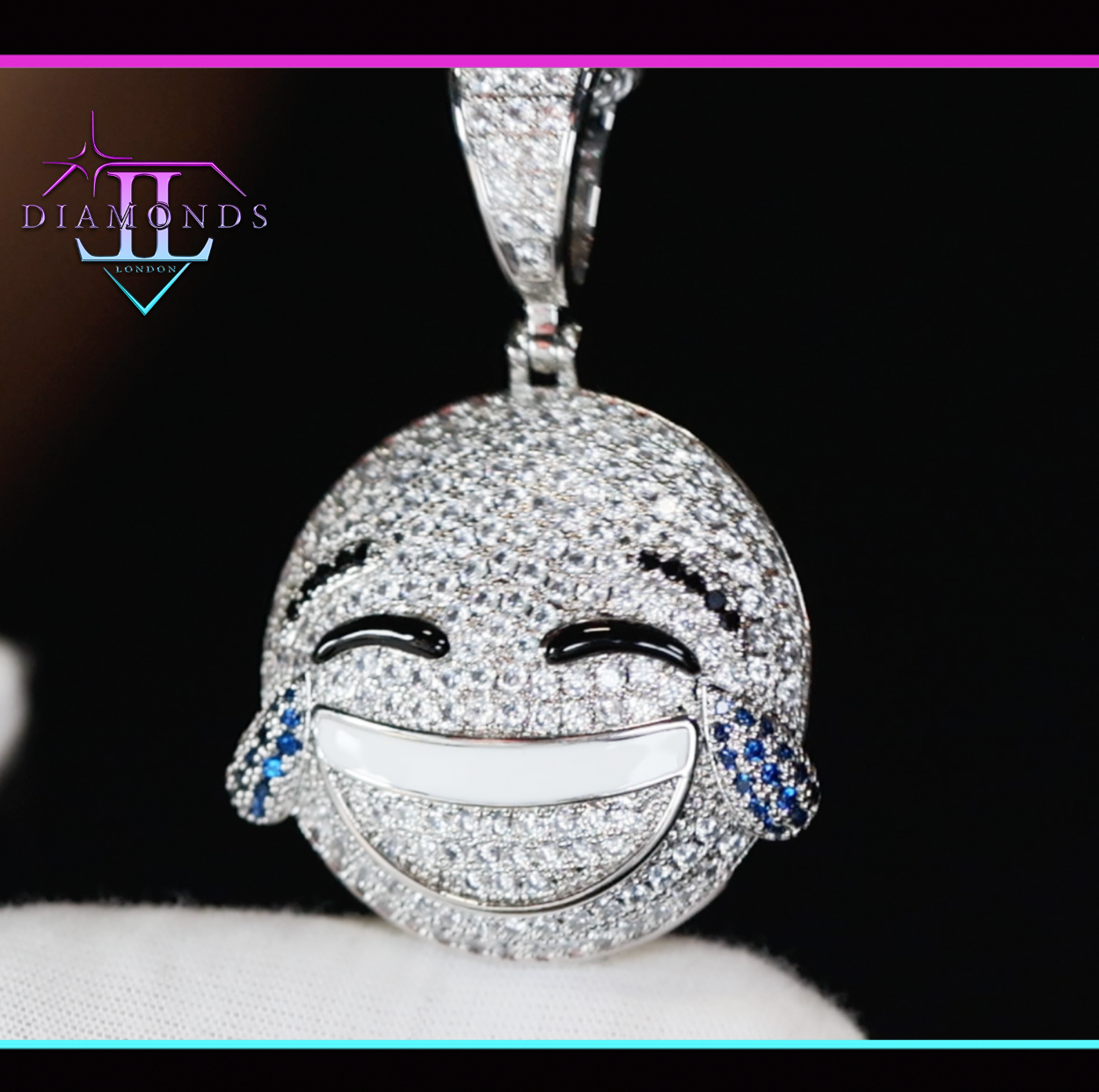 Diamond Emoji Pendant