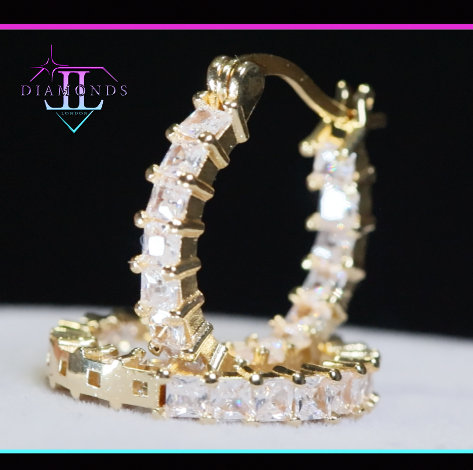 Womens Gold Hoop Earrings