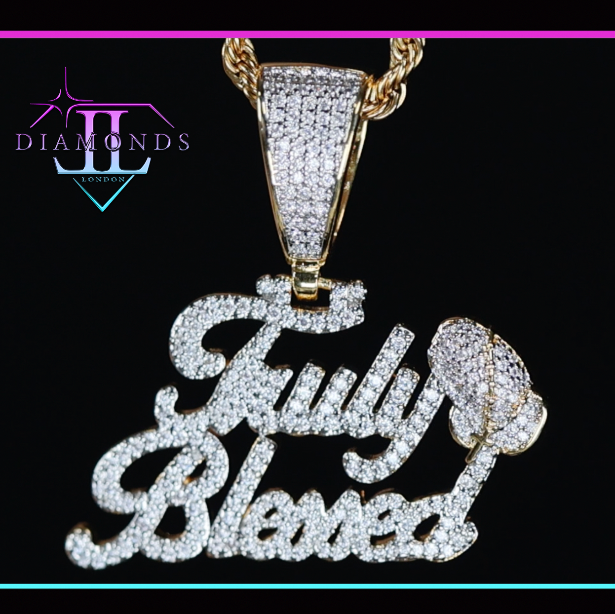 Gold Hip Hop Pendant