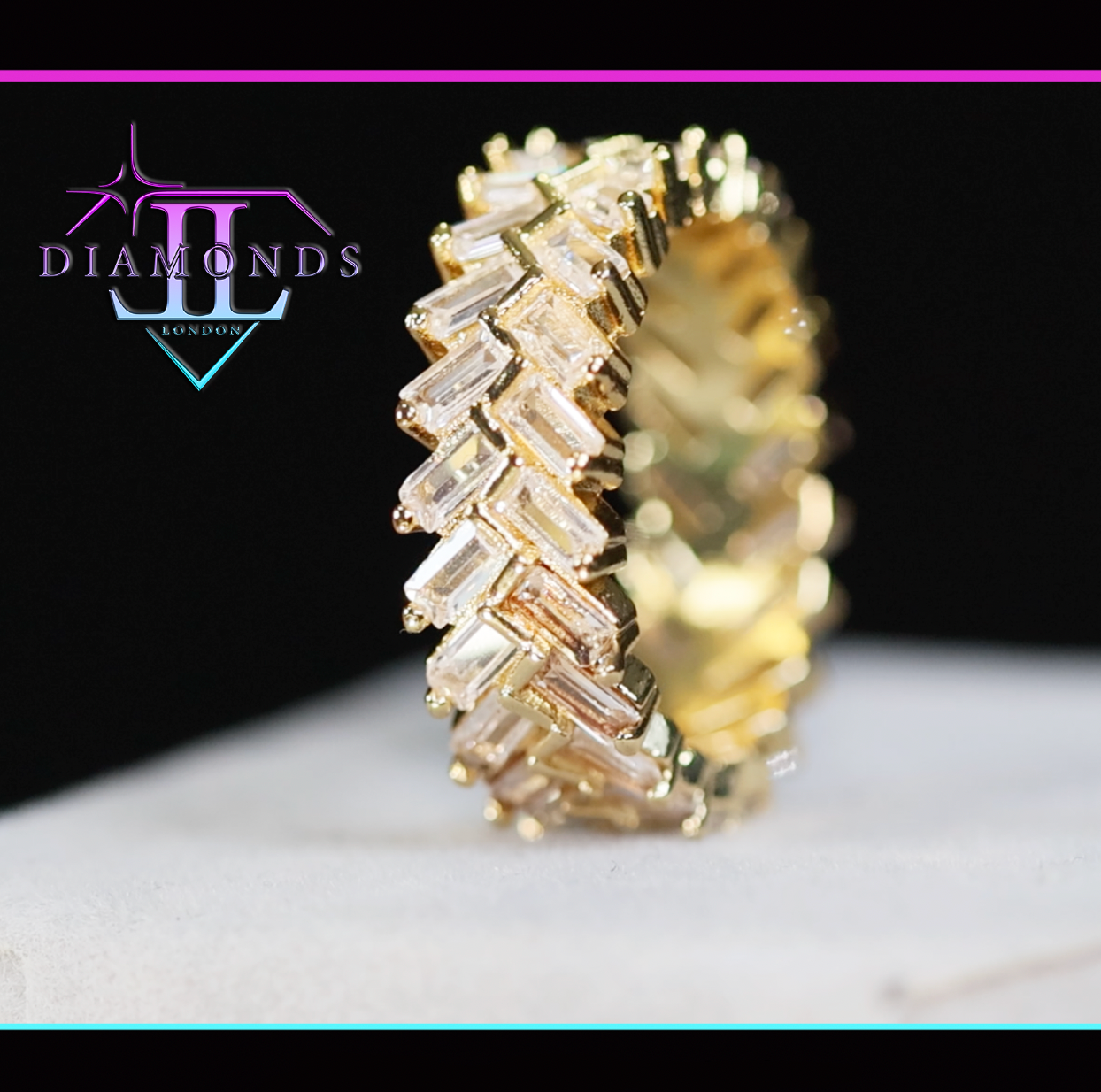 Mens Gold Eternity Ring