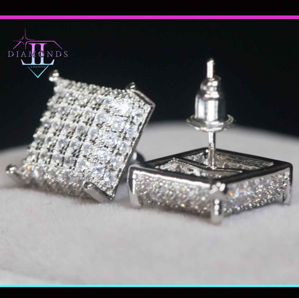 Iced Out Ear Studs