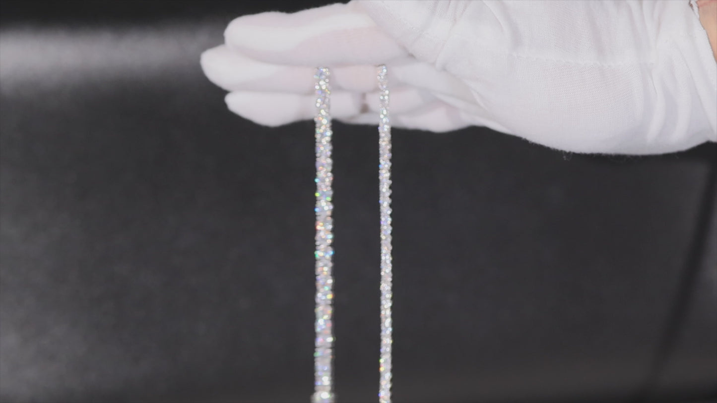 Load and play video in Gallery viewer, Moissanite Tennis Bracelet