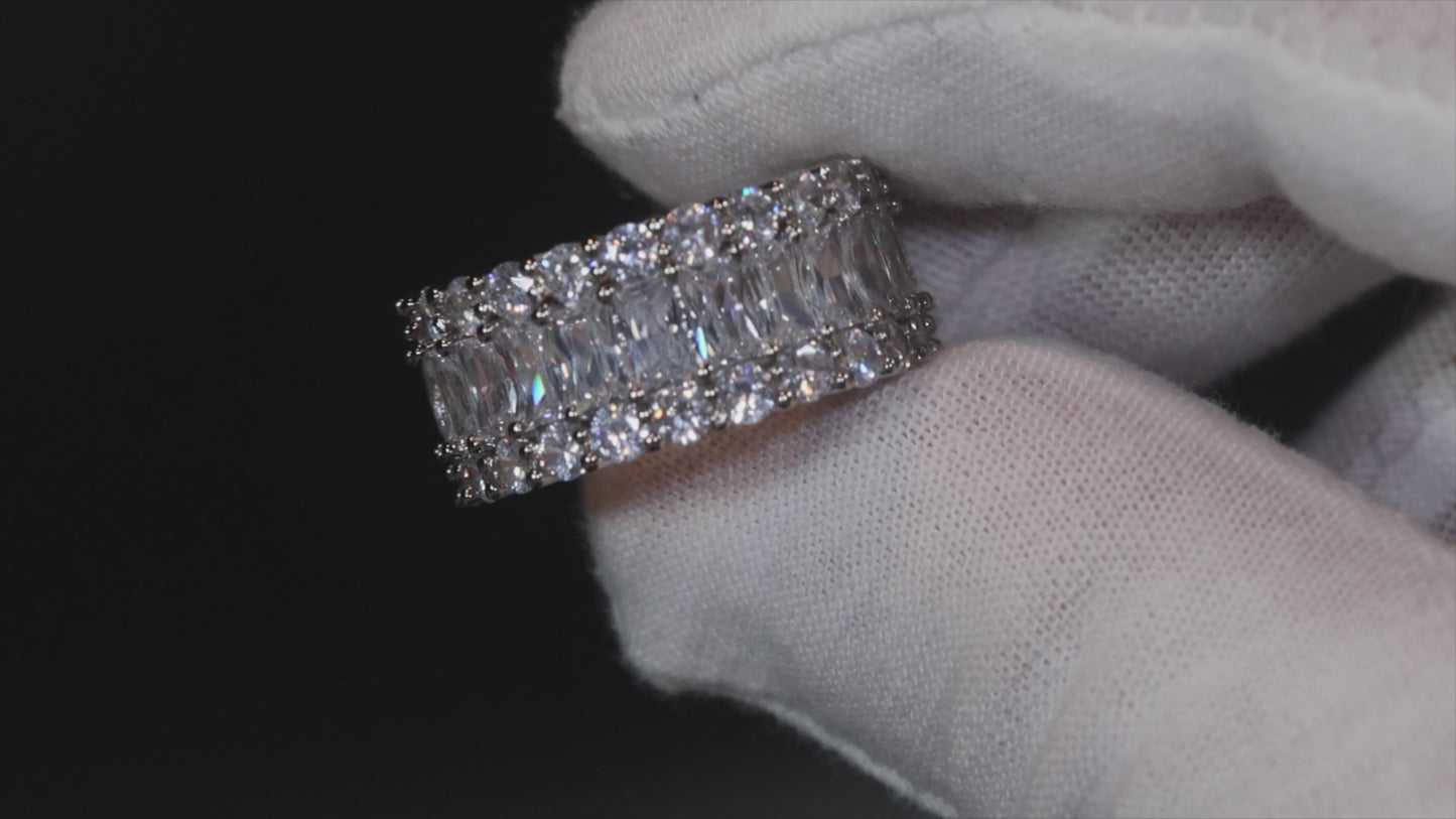 Load and play video in Gallery viewer, womens eternity ring