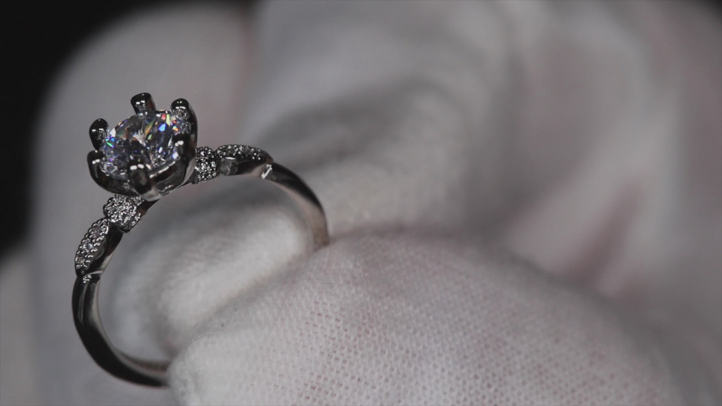 Womens Diamond Engagement Ring