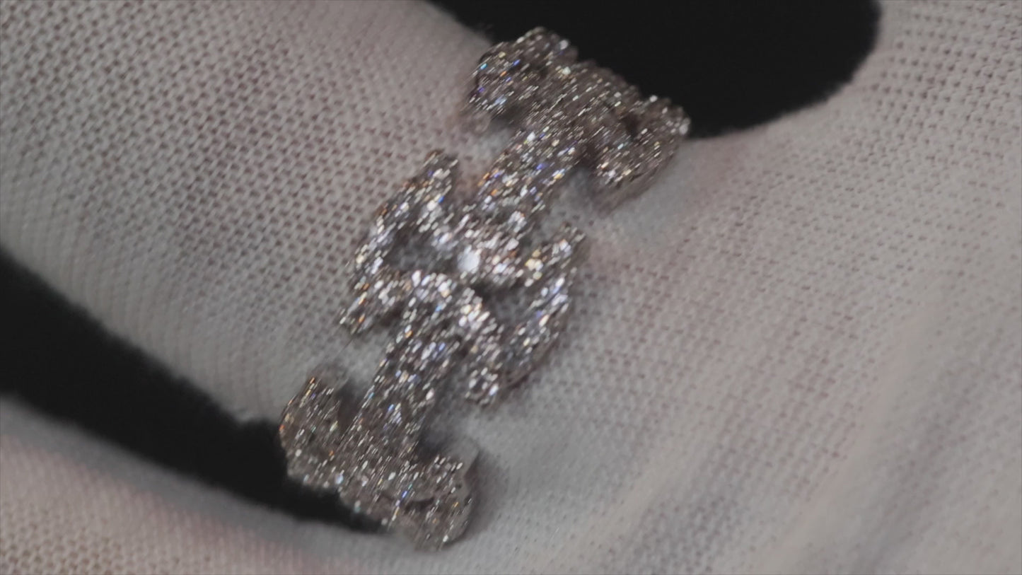 Load and play video in Gallery viewer, Iced Out Ring | Eternity Ring | Mens Iced Out Ring | Womens Eternity Ring | Iced Out Rings