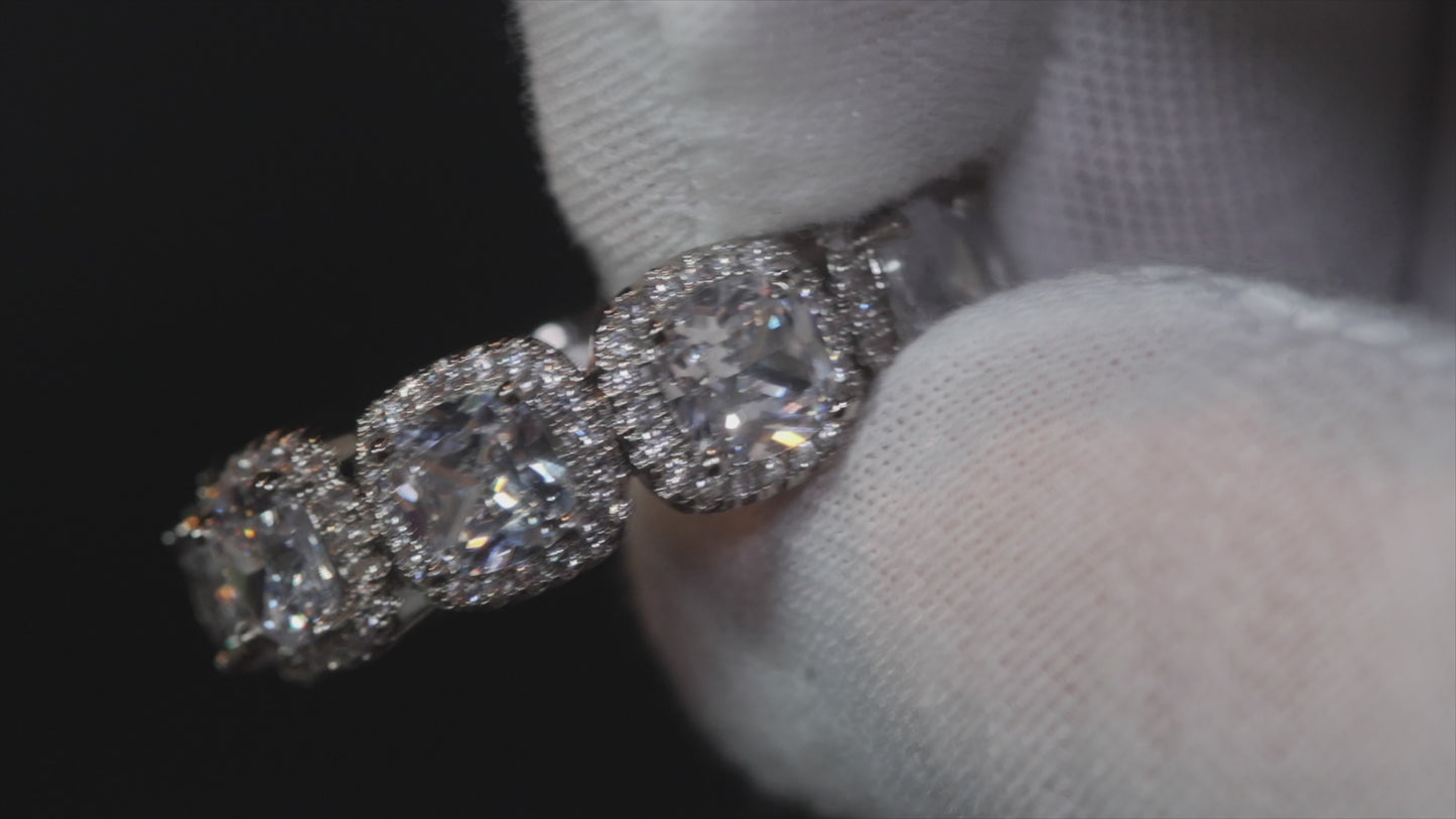 Load and play video in Gallery viewer, Baguette Eternity Ring