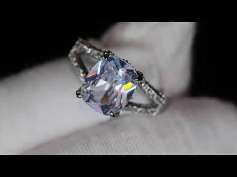 Womens Cushion Diamond Ring