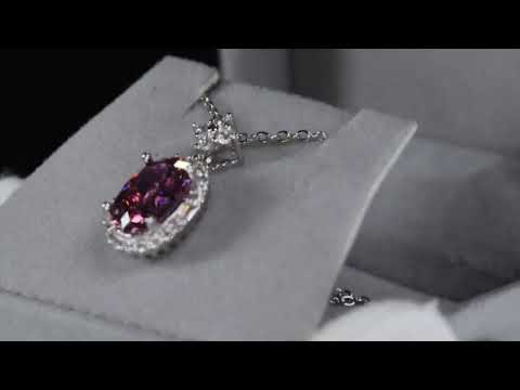 Load and play video in Gallery viewer, Purple Diamond Pendant
