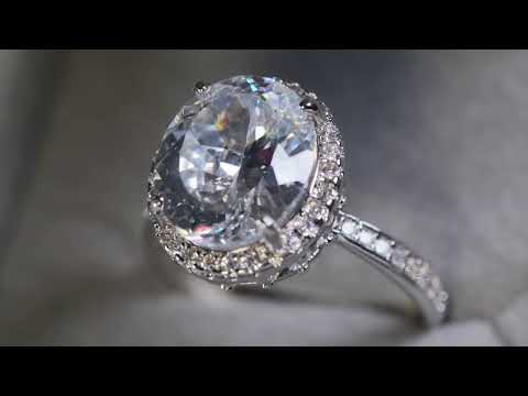 Oval Cut Diamond Ring