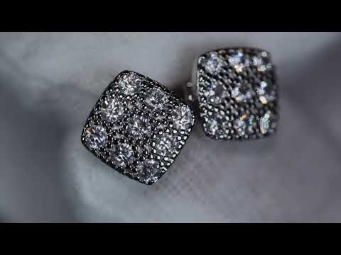 Womens Diamond Ear Studs