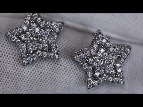 Diamond Star Ear Studs
