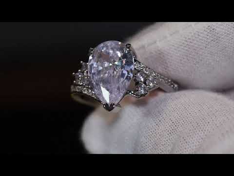 Pear Shaped Engagement Ring