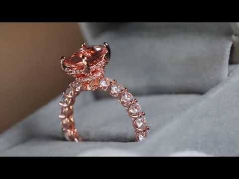 Load and play video in Gallery viewer, Rose Gold Engagement Ring