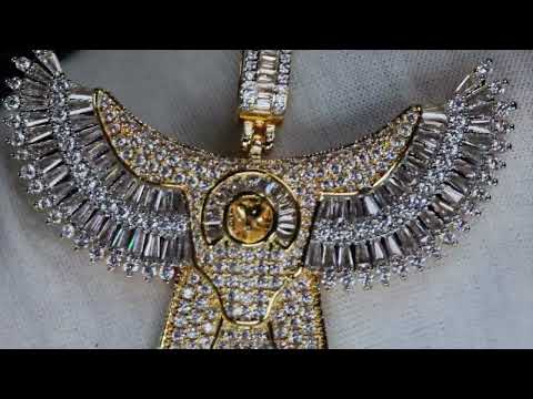 angel wings pendant