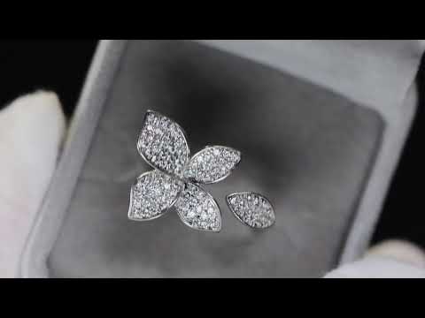 Diamond Flower Ring