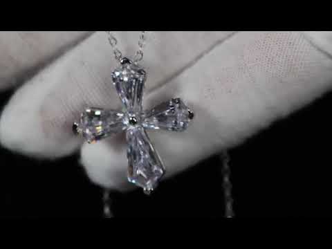 diamond cross pendant