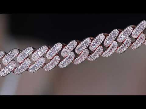 Load and play video in Gallery viewer, Rose Gold Cuban Chain