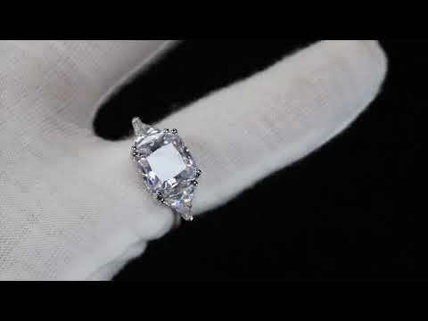 Three Stone Diamond Engagement Ring