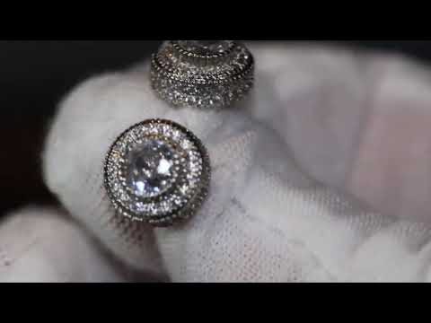 Load and play video in Gallery viewer, Mens Iced out ear studs