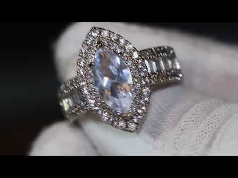 Womens diamond Marquise ring