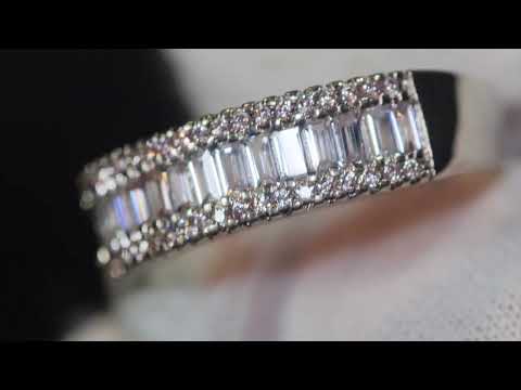 Baguette Diamond Wedding Band