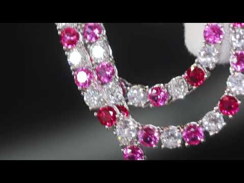 Load and play video in Gallery viewer, lab grown diamond tennis chain