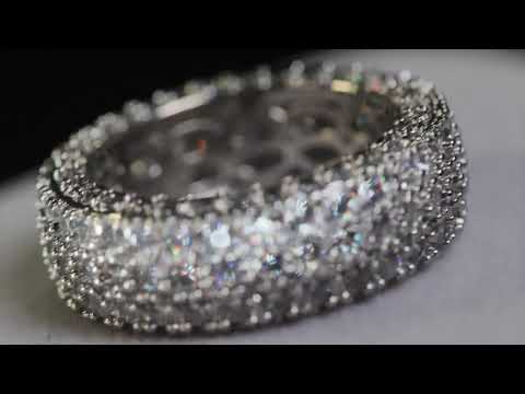 Load and play video in Gallery viewer, Mens Eternity Ring