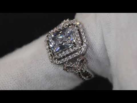 Load and play video in Gallery viewer, Ribbon Ring | Charm Rings | Diamond Ribbon Ring | Knot Ring | Diamond Bow Ring