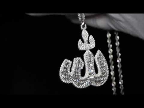 Diamond Allah Pendant