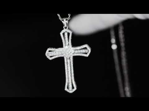 Iced Cross Pendant