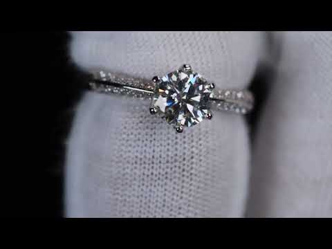 Moissanite Diamond Ring