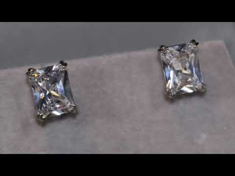 Womens diamond ear studs