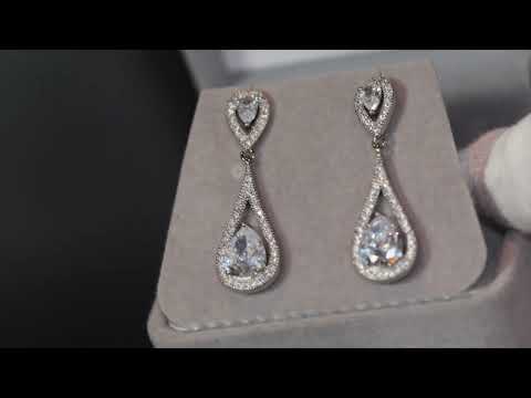 womens classy diamond earrings