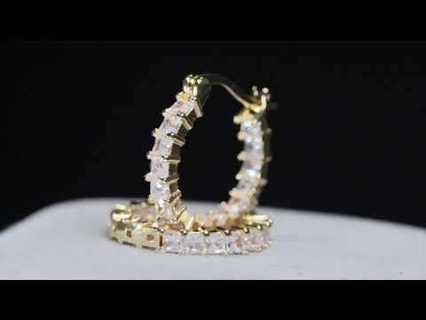 Womens Gold Hoop Earrings