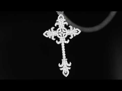 Womens diamond cross