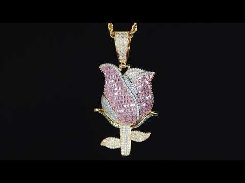 Rose Flower Pendant