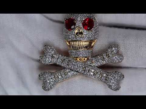 Diamond Skull Pendant
