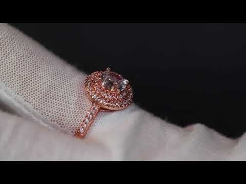 Load and play video in Gallery viewer, Rose Gold Engagement Ring