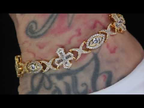 Infinity Link Cross Bracelet
