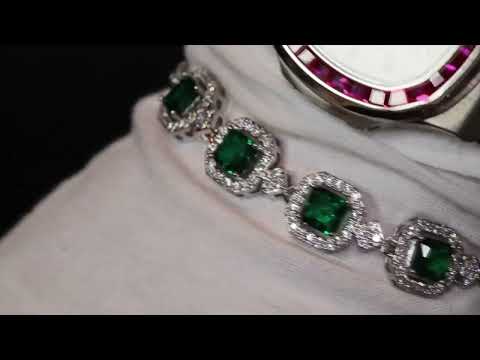 Green Diamond Bracelet