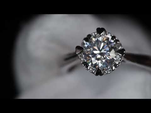 Load and play video in Gallery viewer, Moissanite Diamond Ring