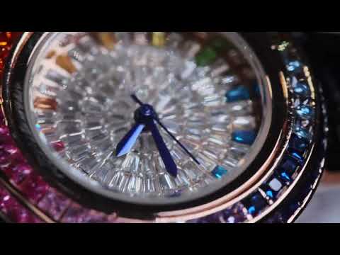 Load and play video in Gallery viewer, Rainbow Diamond Watch