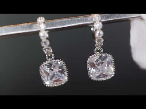 Load and play video in Gallery viewer, Cute diamond hoop earrings