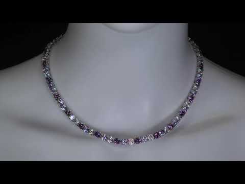 Load and play video in Gallery viewer, Purple Diamond Necklace