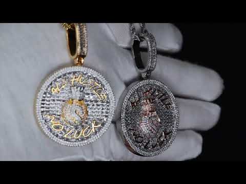 Mens Rose Gold Pendant