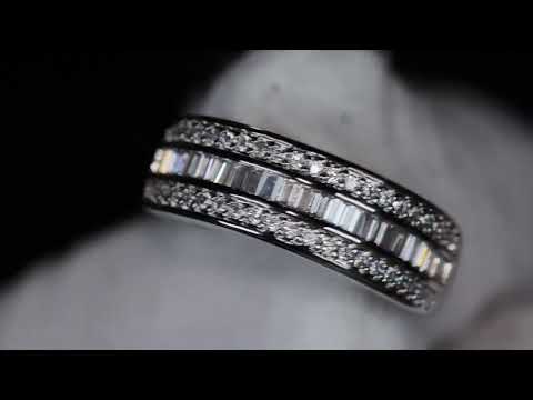 Baguette Diamond Wedding Band