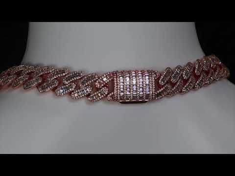 Load and play video in Gallery viewer, Rose Gold Central Cee Chain