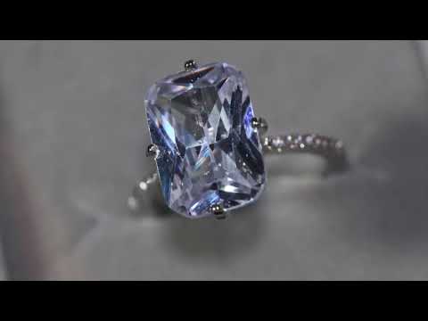 Womens big diamond ring