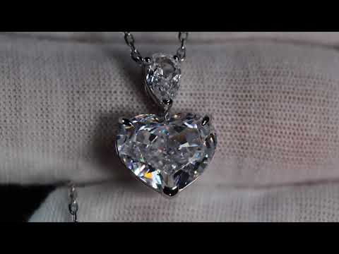 5.0 Carat Diamond Heart Pendant | Heart Diamond Pendant